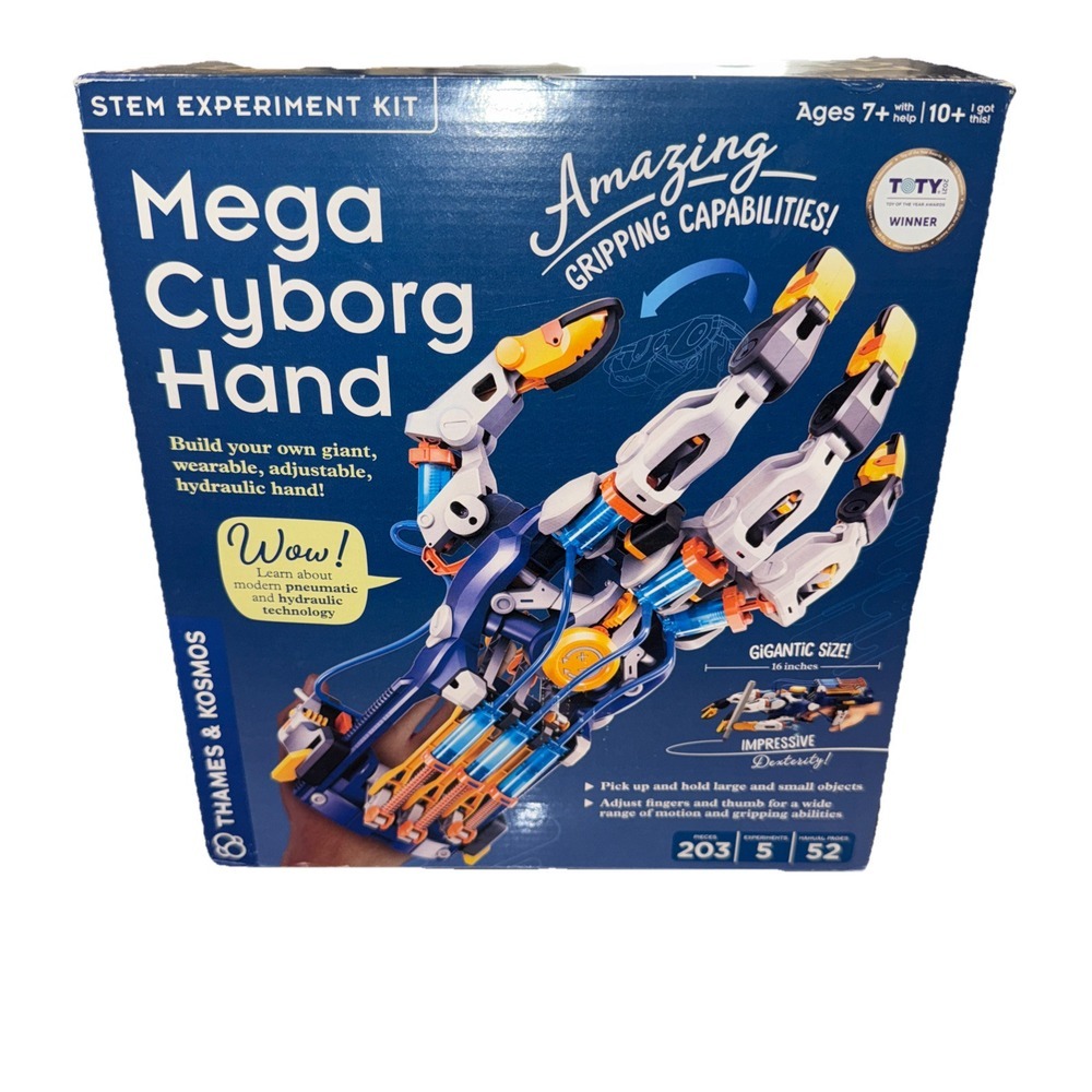 Thames & Kosmos Mega Cyborg Hand STEM Experiment Kit - NEW Open Box